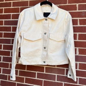 Banana Republic Jacket Cream/Off White ECRU Jean